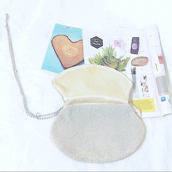 Rare VTG: Glitzy Hollywood Glamour 1940-1950’s Evening Bag Hand Beaded SeaShell - Picture 10 of 16